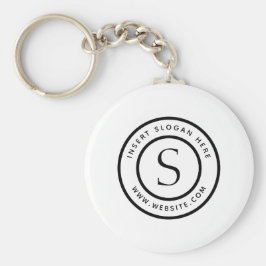 Personalisiert-Business-Monogramm Schlüsselanhänger