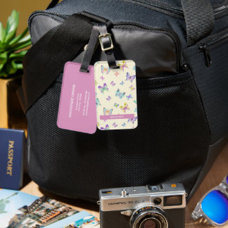 Personalisiert Butterfly Bliss Gepäckanhänger