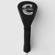 Personalisiert C Erste Silver Monogramm Ihr Name
