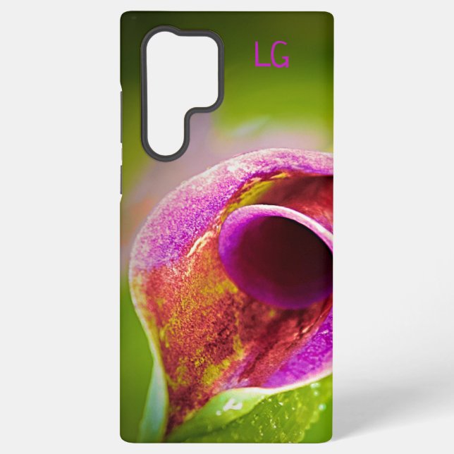 Personalisiert Calla Lily Blume Samsung Case Samsung Galaxy Hülle (Rückseite)
