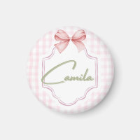 Personalisiert Camila Baby Girl Kinderzimmer Bow&G