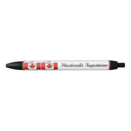 Personalisiert | CANADA FLAG Karte Schwarzer Farbs Kugelschreiber