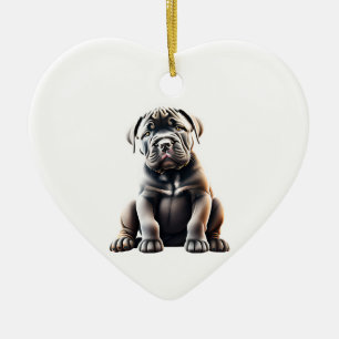 Personalisiert Cane Corso Puppy Keramik Ornament