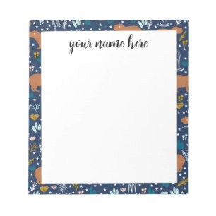 Personalisiert Capybara Notepad Notizblock