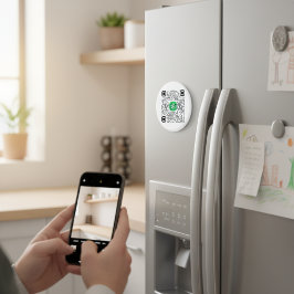 Personalisiert Cash App QR Code Magnet