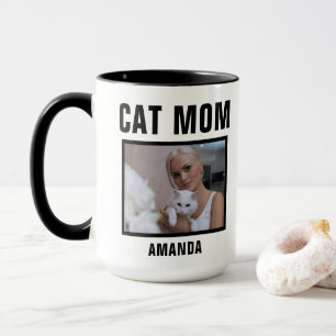 Personalisiert Cat Mama Custom Foto Tasse