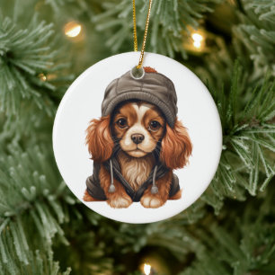 Personalisiert Cavalier King Charles Spaniel Dog A Keramik Ornament