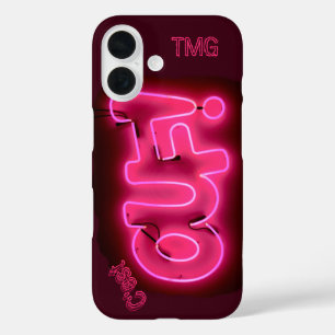 Personalisiert C'est Ouf! {Es ist verrückt!) Neon  iPhone 16 Hülle