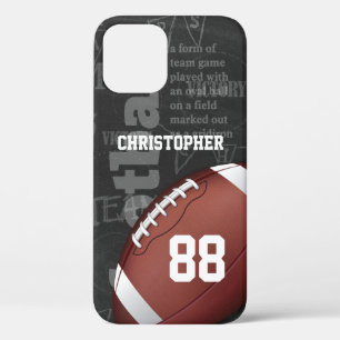Personalisiert Chalkboard American Football Case M