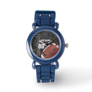 Personalisiert Chalkboard American Football Wristw Armbanduhr