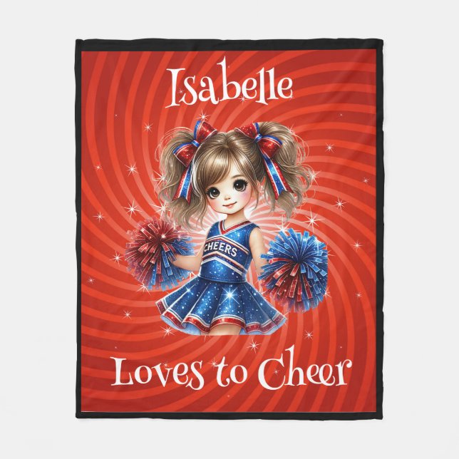 Personalisiert Cheer Blanket Fleecedecke (Vorderseite)