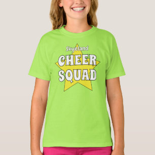 Personalisiert Cheer Squad Girl's T - Shirt