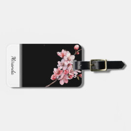 Personalisiert Cherry Blossom Gepäckmarke Gepäckanhänger