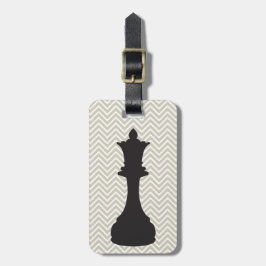 Personalisiert Chess Zickzack Schach Gepäckmarke Gepäckanhänger