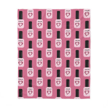 Personalisiert Chic Trendy Modern Pink Nail Polnis