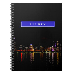 Personalisiert Chicago Skyline Notizblock