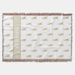 Personalisiert Chihuahua (Kurz haarig, Fawn Tan) Decke