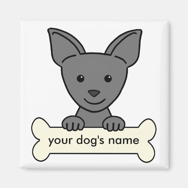 Personalisiert Chihuahua Magnet (Vorne)