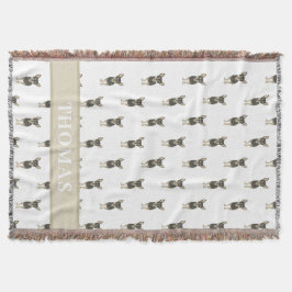 Personalisiert Chihuahua (Schwarz & Tan) Decke