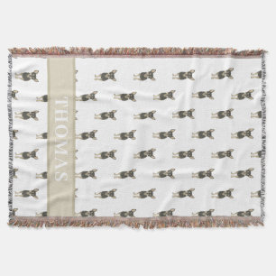 Personalisiert Chihuahua (Schwarz & Tan) Decke