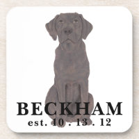 Personalisiert Chocolate Labrador