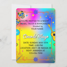 Personalisiert Cinco de Mayo Party Einladung