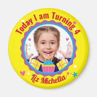 Personalisiert Circle Magnet Geschenk Button Gebur