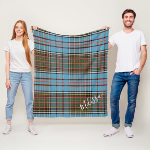 Personalisiert Clan Anderson Kariert Tartan Fleecedecke