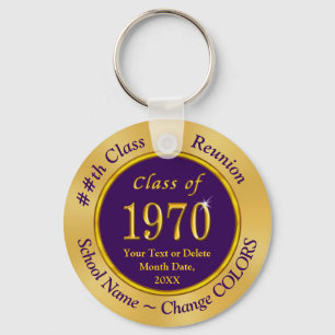 Personalisiert Class of 1970 Souvenirs Class Wiede Schlüsselanhänger