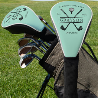 Personalisiert Classic Golf Club Green Golf Headcover