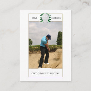 Personalisiert Classic Golf Club Name Business Car Visitenkarte