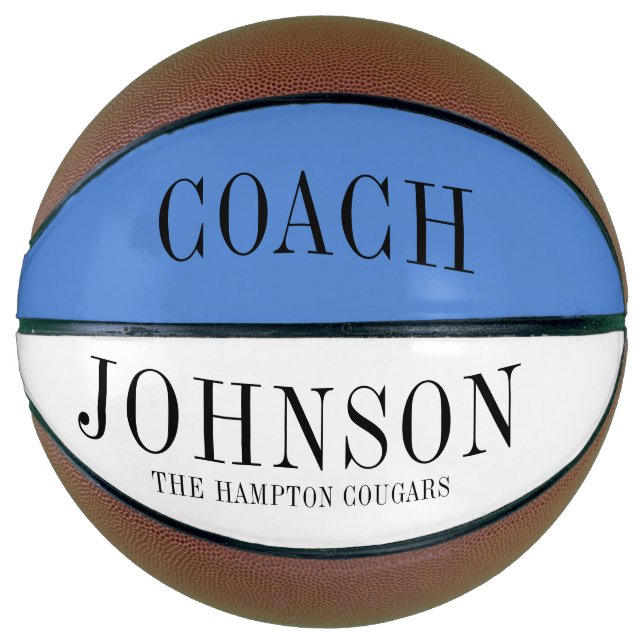 Personalisiert Coach Team Basketball (Vorderseite)