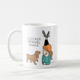 Personalisiert Cocker Spanisch Mama Kaffee Tasse