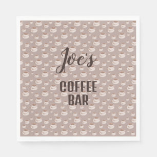 Personalisiert Coffee Bar Station Napkins Serviette