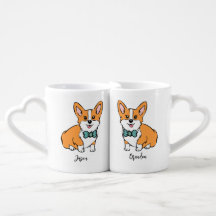 Personalisiert Corgi & Mr. Couples