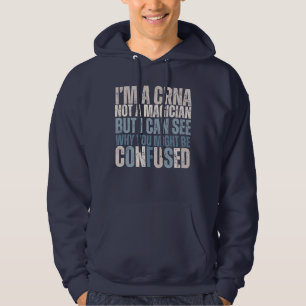Personalisiert CRNA Funny Nurse Anästhesist Hoodie