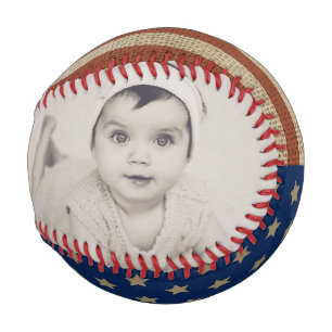 Personalisiert Custom Made USA American Patriotic Baseball
