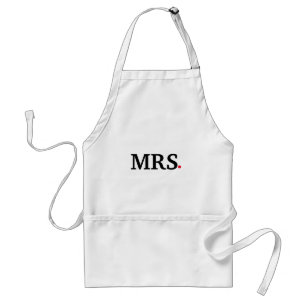 Personalisiert Custom Mrs. Ehefrau Bride Schürze