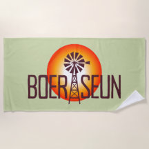 Personalisiert / Custum BOERSEUN Windpomp Afrikaan