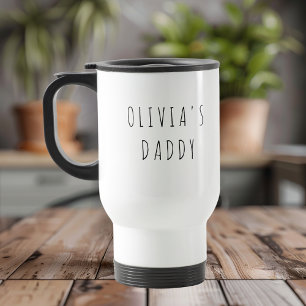 Personalisiert Daddy Foto Travel Mug   Benutzerdef Reisebecher