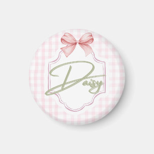 Personalisiert Daisy Baby Girl Kinderzimmer Bow&Gi Magnet