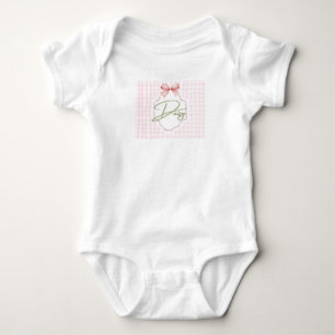 Personalisiert Daisy Baby Girl Kinderzimmer Bow&Gi Strampler