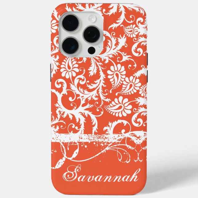 Personalisiert Damask iPhone 6 case-You Choose Col title_seo2 (Rückseite)