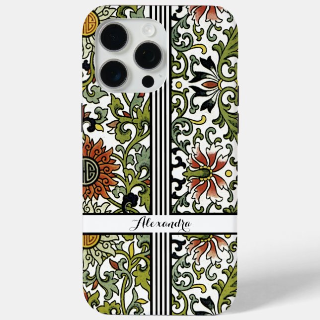 Personalisiert Damask iPhone Wählen Sie Farbe title_seo2 (Rückseite)