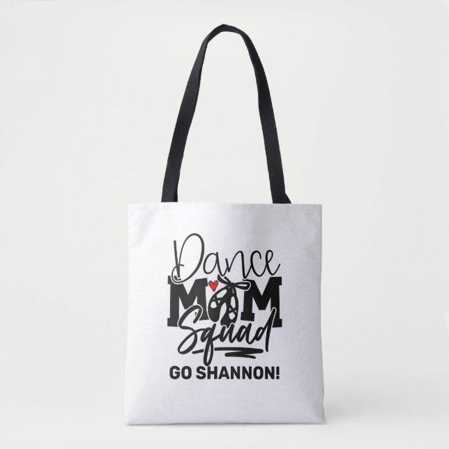 Personalisiert Dance Mama Squad Tasche (Vorderseite)