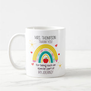 Personalisiert Danke, Lehrer Kaffeetasse
