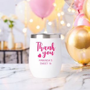 Personalisiert Danke, Sweet 16 Gastgeschenke