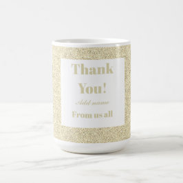 Personalisiert danke von uns allen Tasse