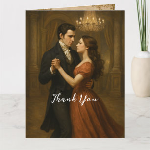Personalisiert Dankeschön Card Viktorianischer Sti Dankeskarte