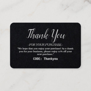 Personalisiert Dankeschön Karte mit Code bestellen
